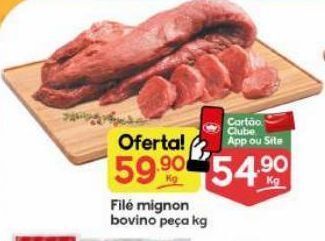 Supermercados Princesa Filé mignon bovino kg oferta