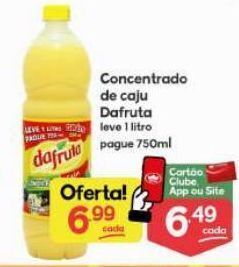 Supermercados Princesa Concentrado de caju dafruta 1lt oferta