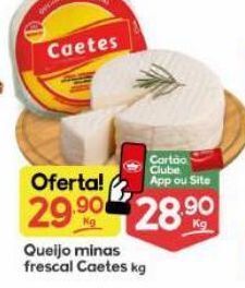 Queijo minas frescal caetes kg
