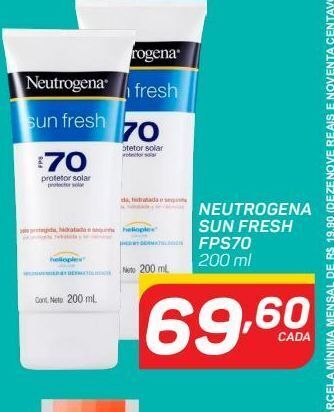 GBarbosa Neutrogena sun fresh fps70 200 ml oferta