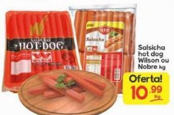 Supermercados Princesa Salsicha hot dog wilson ou nobre kg oferta