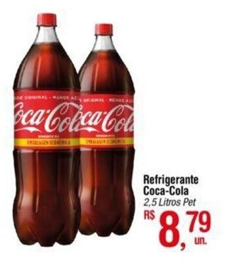 Fort Atacadista Refrigerante Coca Cola 2.5L oferta