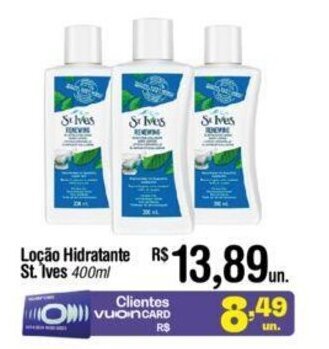 Fort Atacadista Loção Hidratante St.Ives 400ml oferta