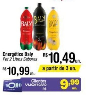 Fort Atacadista Energético Baly 2L oferta