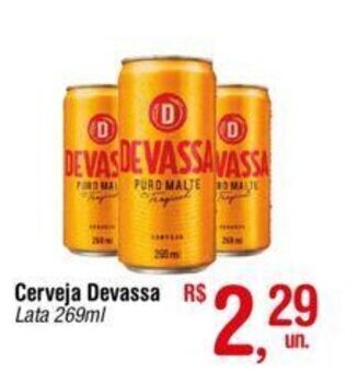 Fort Atacadista Cerveja Devassa 269ml oferta