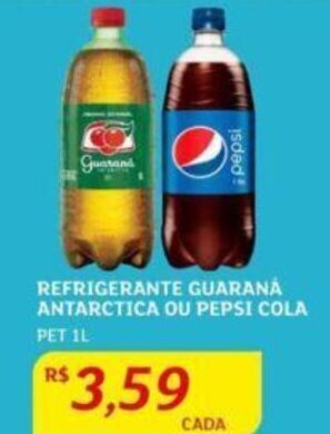 Assaí Atacadista Refrigerante Guaraná Antarctica ou Pepsi Cola 1L oferta