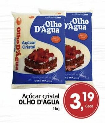 Cometa Supermercados Açúcar Cristal Olho D'Água 1kg oferta