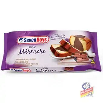 Bolo seven boys marmore de coco choc 250