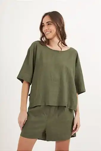 Opção Jeans Blusa safira verde musgo oferta