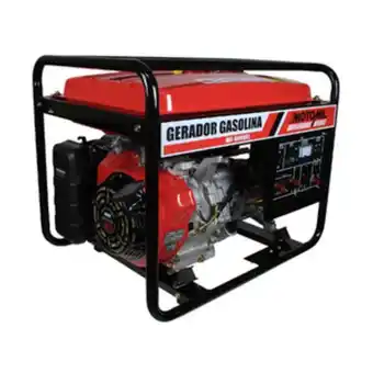 Leroy Merlin Gerador de energia à gasolina 4,3kva partida manual retrátil motor 13hp 4t 25l mg-5000cl bivolt motomil oferta