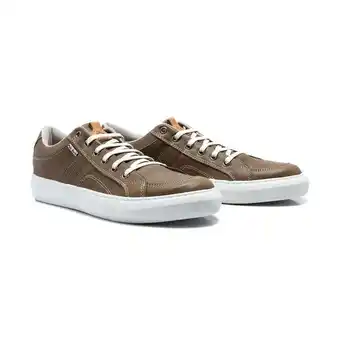 C&A Sapatênis polo north masculino couro leve confortável casual marrom oferta