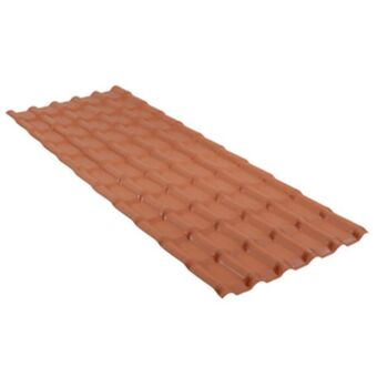 Leroy Merlin Telha de pvc plan cerâmica 3,30x0,88m precon oferta