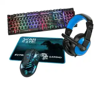 Kit gamer 4 em 1 war zone cgwz41, elg