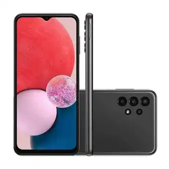 Smartphone galaxy a13, preto, 128gb, tela 6.6", câmeras 50mp+5mp+2mp+2mp, sm-a135m, samsung