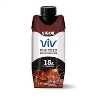 Supermercado Bergamini Bebida láctea de chocolate viv protein vigor 250ml oferta