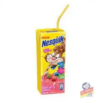 Bebida lactea nesquik morango 200ml