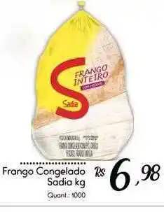 Giassi Supermercados Frango congelado sadia oferta