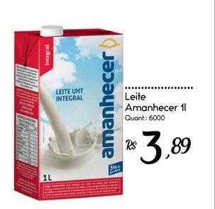 Giassi Supermercados Leite amanhecer oferta