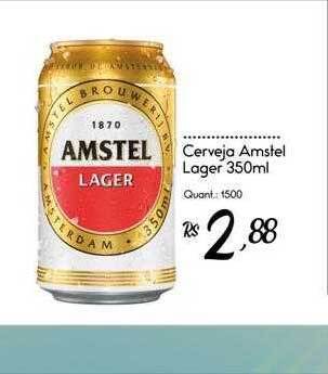 Giassi Supermercados Cerveja amstel lager oferta