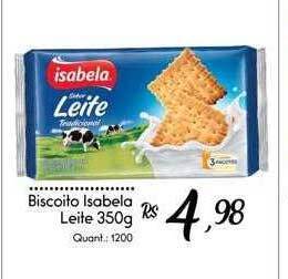 Giassi Supermercados Biscoito isabela leite oferta