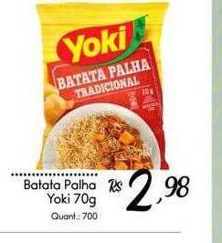 Giassi Supermercados Batata palha yoki oferta
