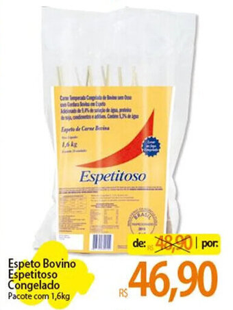 Atacadão Espeto Bovino Espetitoso Congelado 1.6kg oferta