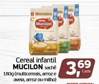 Cometa Supermercados Cereal Infantil Mucilon sachê 180g oferta
