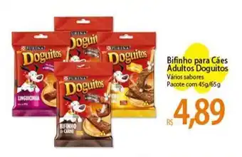 Atacadão Bifinhos para Cães adultos Doguitos 45g/65g oferta