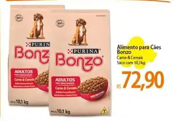 Atacadão Alimento para Cães Bonzo 10.1kg oferta