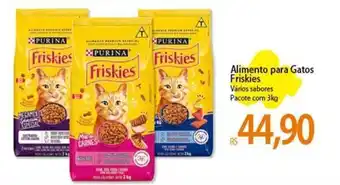 Atacadão Alimento para gatos Friskies 3kg oferta