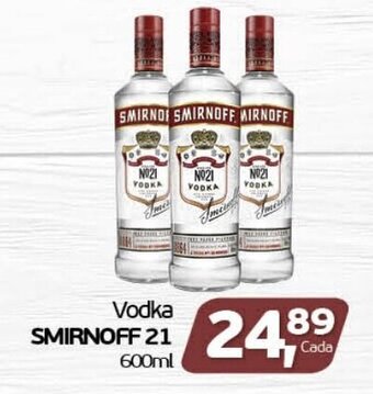 Cometa Supermercados Vodka Smirnoff 21 600ml oferta