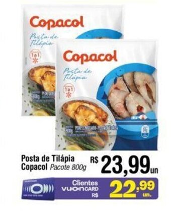 Fort Atacadista Posta de Tilápia Copacol 800g oferta