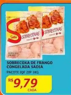 Assaí Atacadista Sobrecoxa de frango congelada sadia oferta