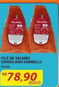 Assaí Atacadista Filé de salmão congelado komdelli oferta