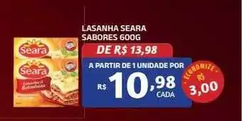 Bahamas Mix Lasanha seara sabores oferta