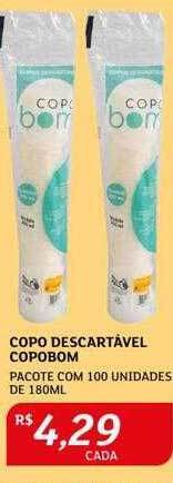 Assaí Atacadista Copo descartável copobom oferta