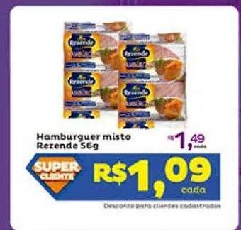 Super Lagoa Hamburguer misto rezende oferta