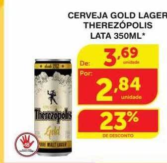 Roldão Cerveja gold lager therezópolis lata oferta