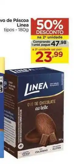 Carrefour Ovo de páscoa linea 50% desconto na 2a unidade oferta