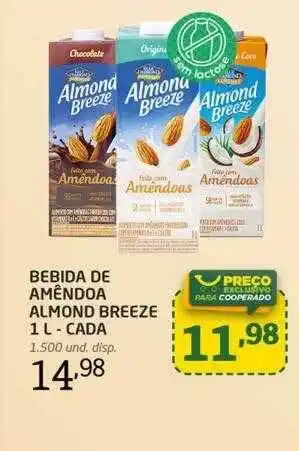 Bebida de amêndoa almond breeze