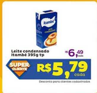 Super Lagoa Leite condensado itambé oferta