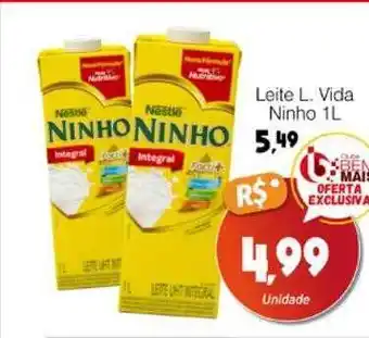 Supermercado Bem Barato Leite l. vida ninho oferta