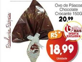 Ovo de páscoa chocolate crocante