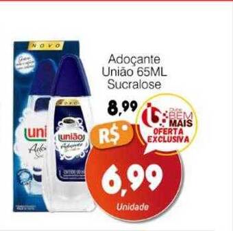 Supermercado Bem Barato Adoçante união sucralose oferta
