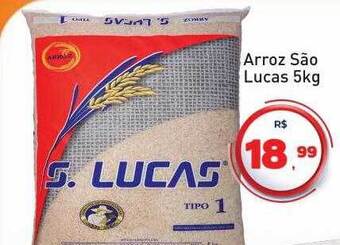 Tonin Superatacado Arroz são lucas 5kg oferta