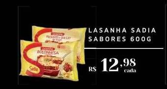 Empório Bahamas Lasanha sadia sabores oferta