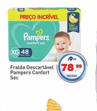 Tonin Superatacado Fralda descartável pampers confort sec oferta