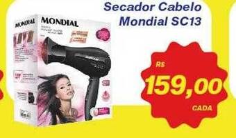 Supermercados Planalto Secador cabelo mondial sc13 oferta