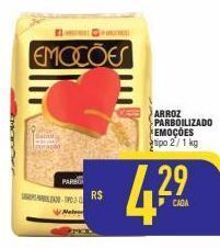 Mercantil Rodrigues Arroz parboilizado emoções kg oferta