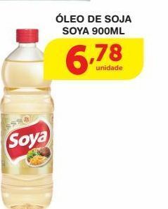 Roldão Óleo de soja soya 900ml oferta